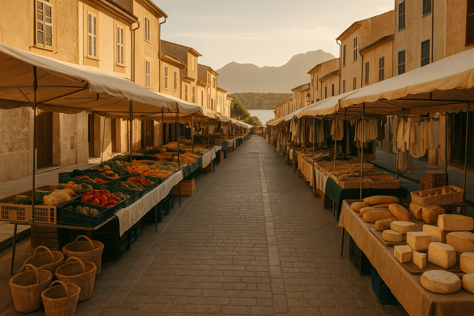 Mercado dominical de Pollença